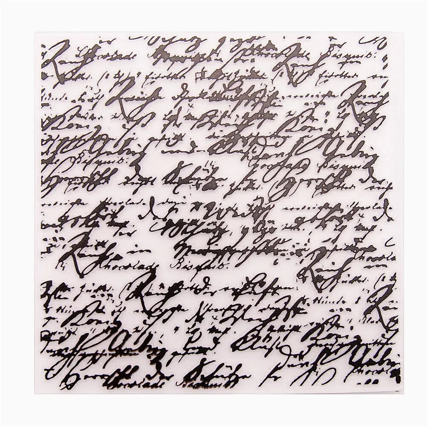 15*15cm Sweet diary 3D Embossing folders Plastic bump Scrapbooking DIY Template Fondant indentation Cake Photo Album Card Makin | Дом и сад