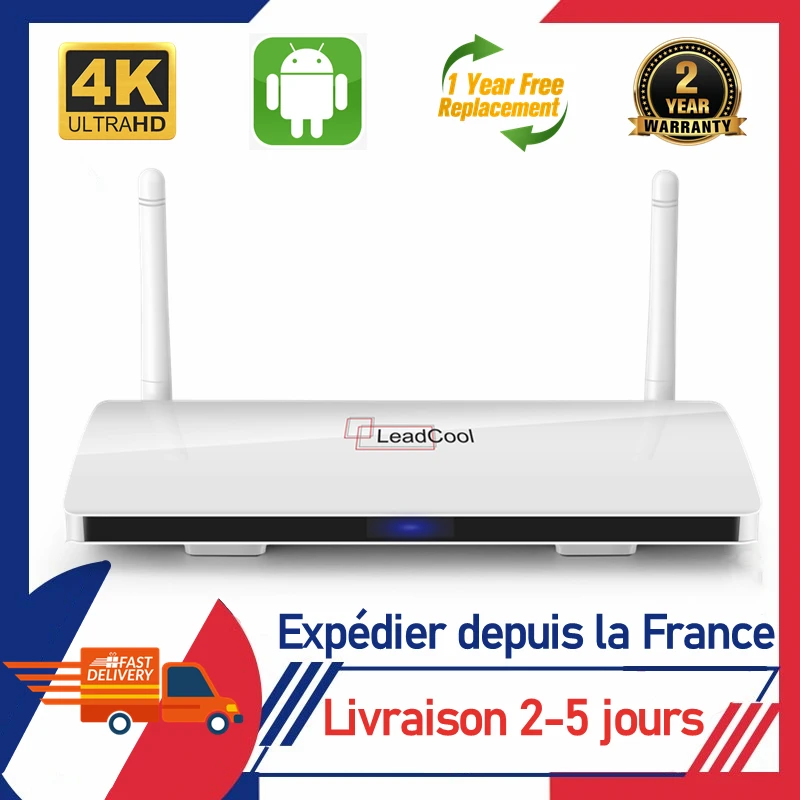 Leadcool HD Smart TV приставка Android 9 0 Amlogic S905W четырехъядерный H.265 ТВ 4K медиаплеер 2 4 ГГц Wifi