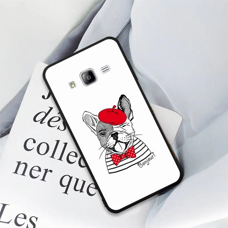 French Bulldog Puppy pattern Phone Case for Samsung J7 J8 2017 2018 J6 J7 J2 J5 prime J4 J7 plus 2015 2016 DUO core neo Covers images - 6