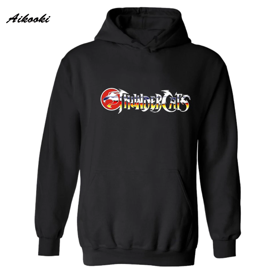 Новые весенние теплые толстовки с капюшоном Thundercats для мужчин/wo мужские