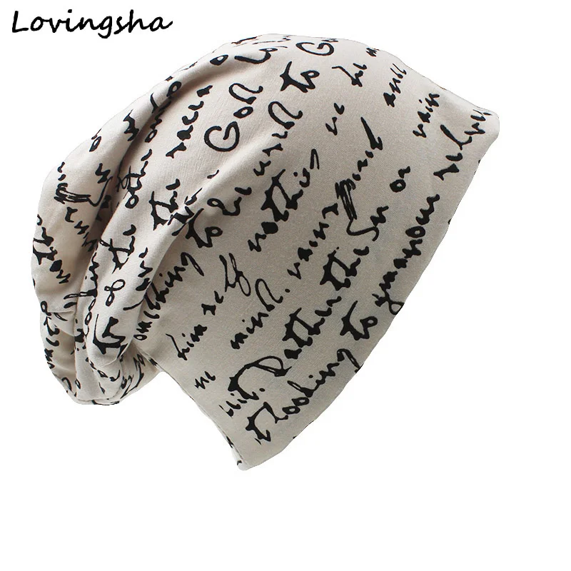 

LOVINGSHA High Quality Brand Women Hat Unisex Warm Ladies Autumn Winter Hat Fashion Hip-hop Beanie For Men Chapeu Feminino Cap
