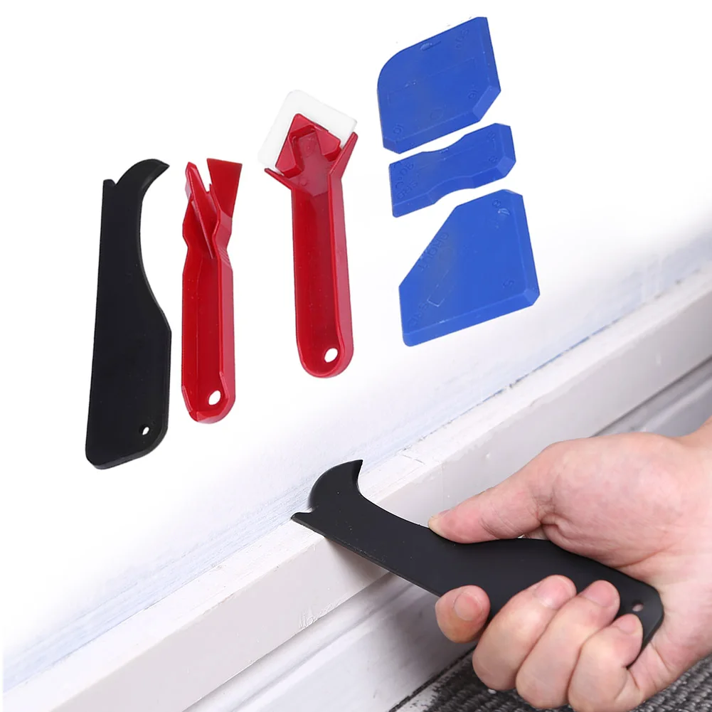 4/10 шт. домашний съемник герметик для отделки стекол гладкий скребок набор