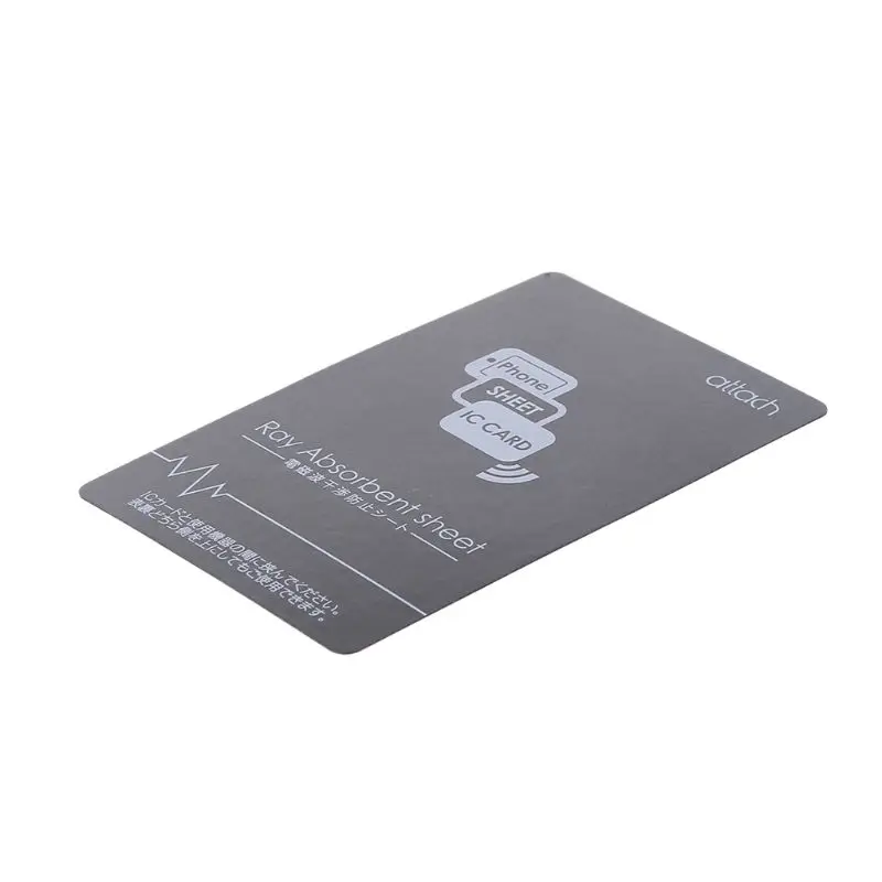 Серый Анти-металлический магнитный NFC стикер Пастер для iPhone сотовый телефон автобус контроля доступа карты IC карты защиты поставки - Цвет: 4NB401491-1