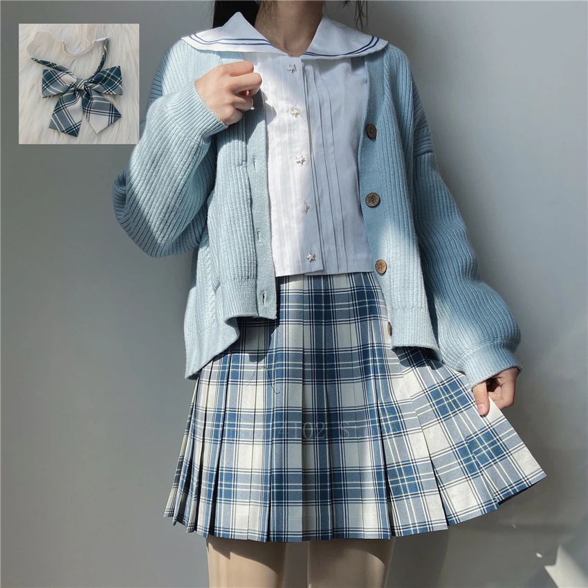 Новинка 5 цветов японская школьная форма для девушек модная женская юбка в клетку