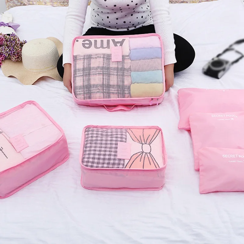 

Organizer Bag Clothing Sub-Bag Clothing Storage Bag Set High-Quality Nylon Travel Luggage