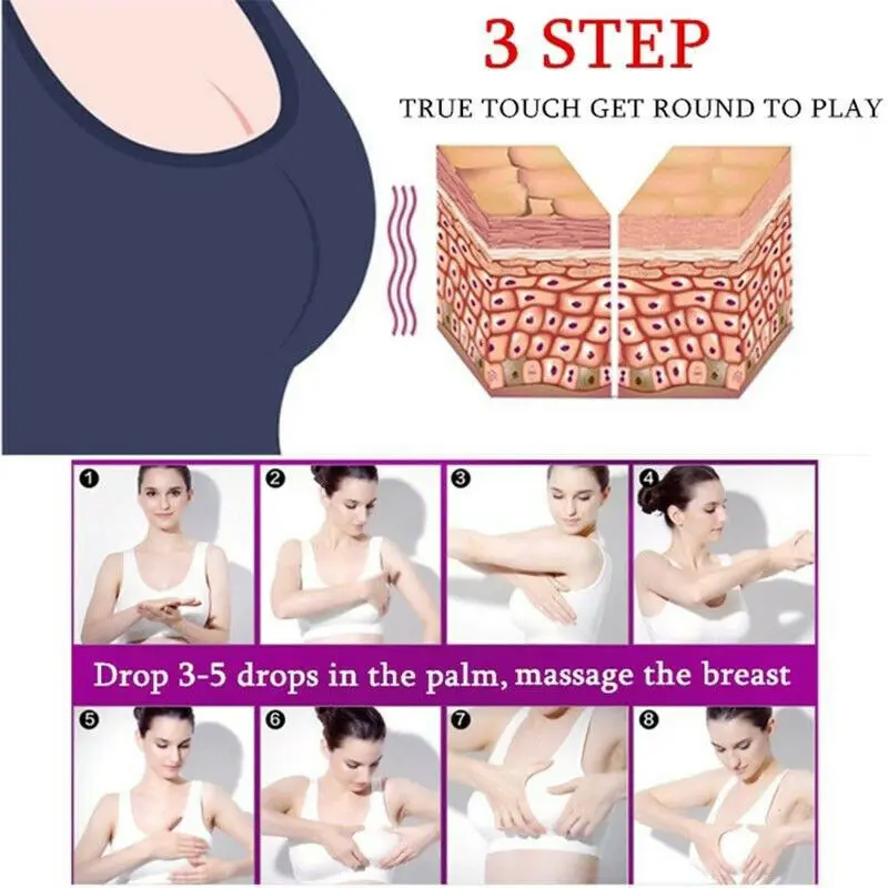 Крем для укрепления груди безопасный крем быстрого роста большой бюст 10 мл