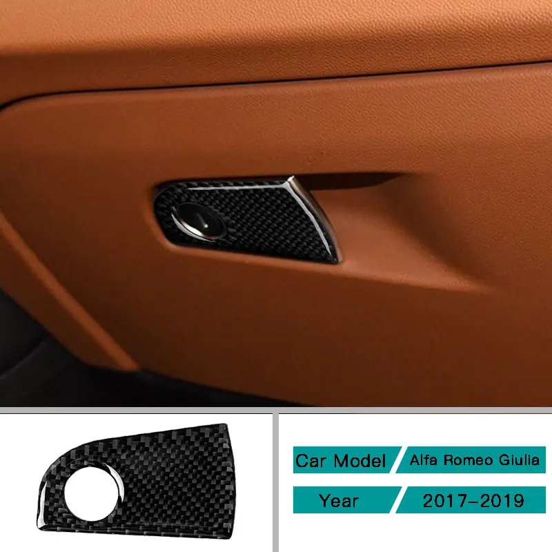 Углеродного волокна автомобильные аксессуары интерьера перчаточный ящик с