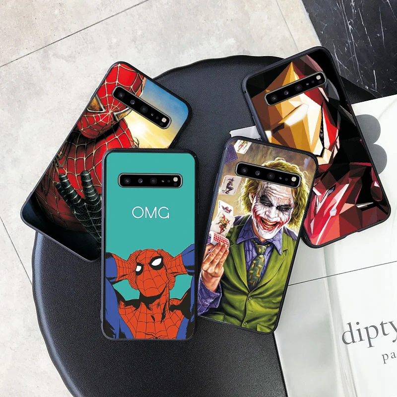 Человек-паук Дэдпул для samsung Galaxy S10 5G S10E чехол S10 Lite Plus черный ТПУ чехол для телефона для samsung S7 Edge S8 S9 Plus чехол