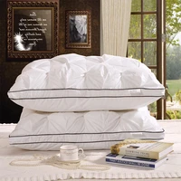 soft 100 feather velvet pillow breathable hotelhome pillows for bedroom anti moisture anti wrinkle anti moth down velvet