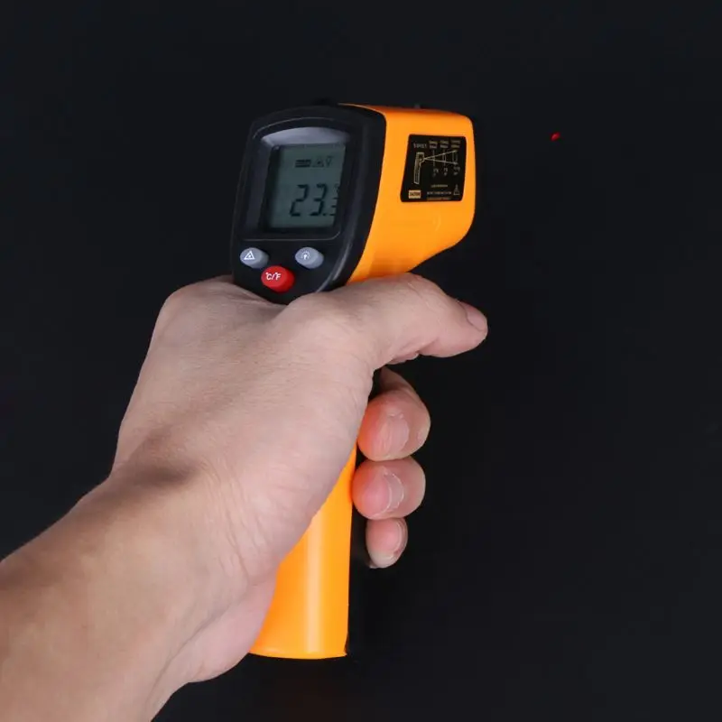 

Digital -50~380 degree Infrared Thermometer Non-Contact infrared thermometer temperature Meter Pyrometer IR Laser Point Gun