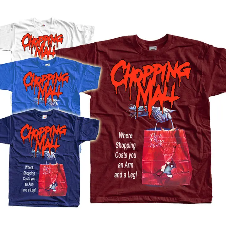 CHOPPING MALL V1 Movie Brick белая синяя темно-синяя футболка все размеры S-5XL |