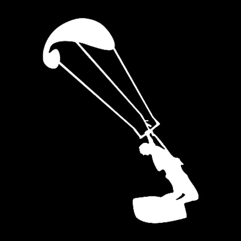 

13 X 10cm Kite Surfing Fashion Car Stickers Personalized PVC Decals Sticker