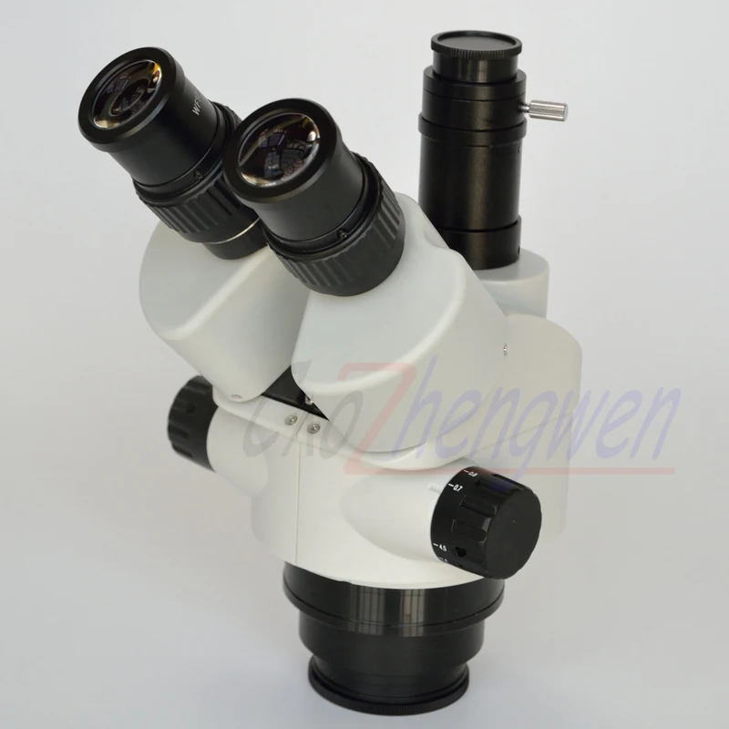 FYSCOPE 7X-45X siмультифокальный Тринокулярный зум стерео микроскоп головка видео 100 мм