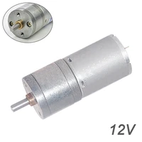 jga25 370 geared motor dc motor 12v electric gear motor high torque cw ccw reversed for home toys tools