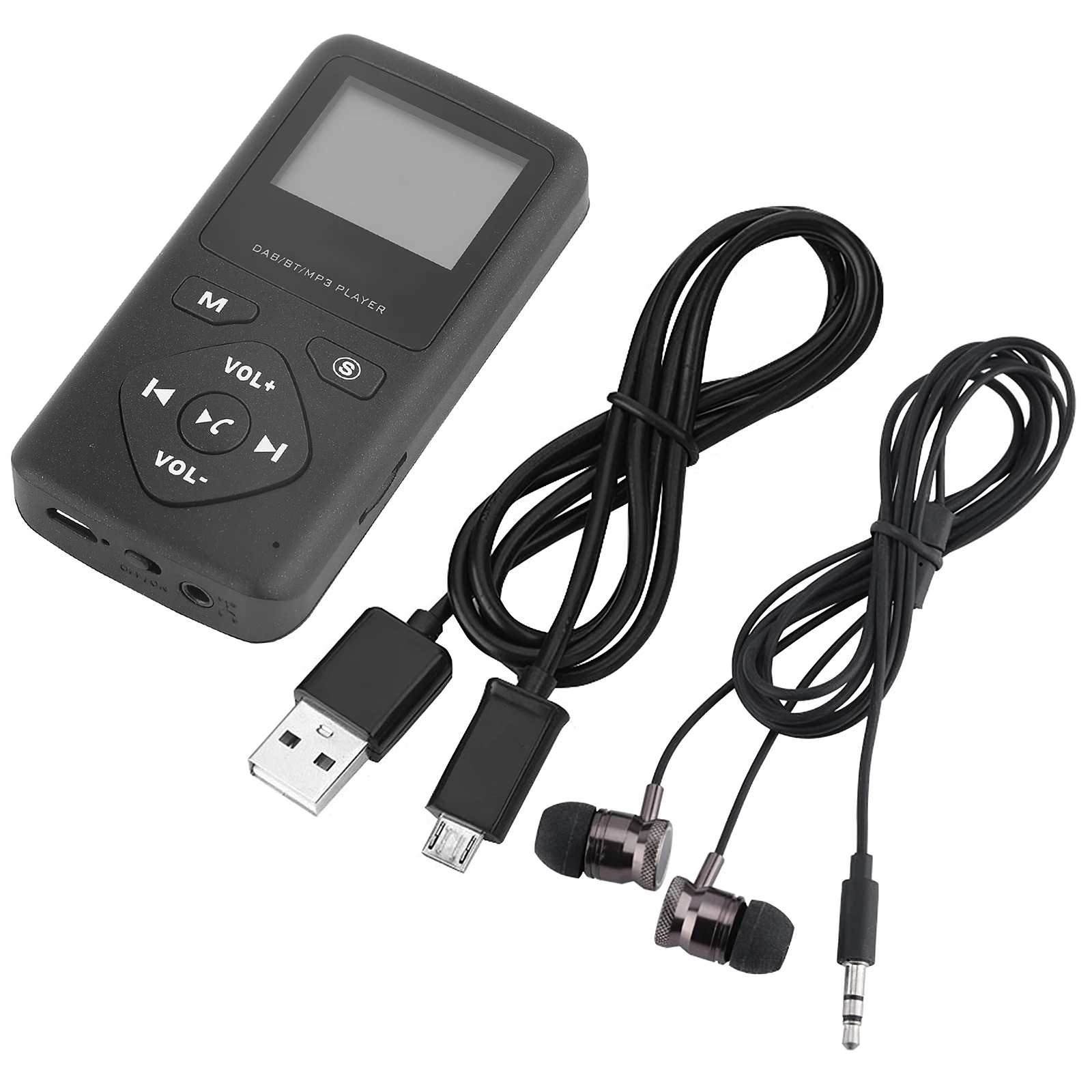 

Bluetooth Smart Pocket Mini DAB/DAB Radios Pocket FM with Stereo Receiver Efficient Mp3 Player Earpiece Adapted Digital Radio