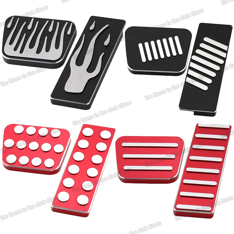 

Lsrtw2017 Aluminum Alloy Car Accelerator Brake Rest Pedal Trims for Jeep Renegade 2014 2015 2016 2017 2018 2019 2020 accessories