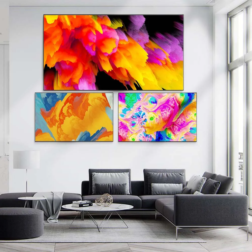 

Abstract oil painting untitled colorful art canvas painting living room corridor office home decoration mural