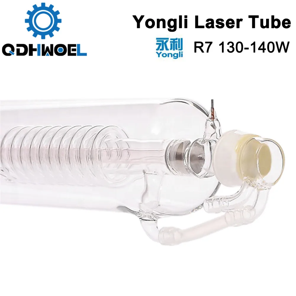 Yongli R7 130 Вт CO2 лазерная трубка деревянная коробка для чехла длина упаковки 1650