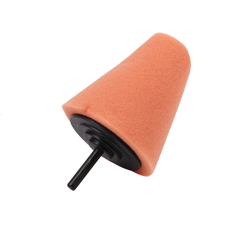 

6Pcs Conical Sponge Pad and 4Pcs Spherical Wheel Polishing Wheel Polishing Car Beauty Waxing Car Polishing Pad Set Polishing Buf