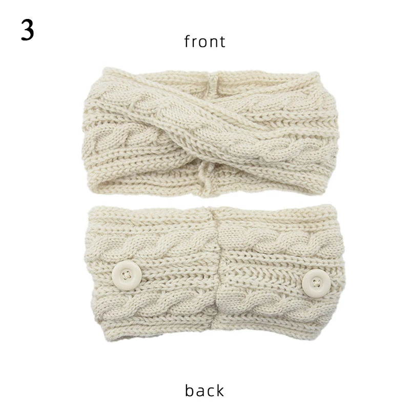 

New Knitted Knot Cross Headband For Women Autumn Winter Girls Hair Accessories Headwear Elastic Hair Band Solid Hair Accessories