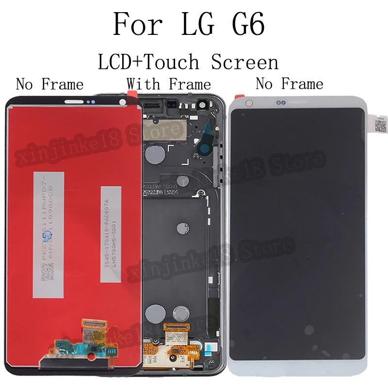 

5.7" Original For LG G6 LCD Display Touch Screen digitizer Replacement Repair kit For LG H870 H870DS H873 H872 LS993 VS998 US997