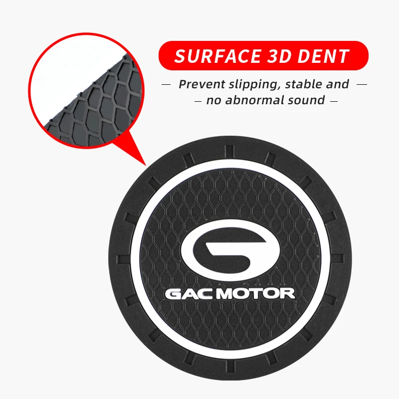 2 шт. автомобильные Нескользящие Коврики Для Стакана Воды Trumpchi Gac Gs4 Gs5 Coupe Ga4 Gs8 Gm8 -