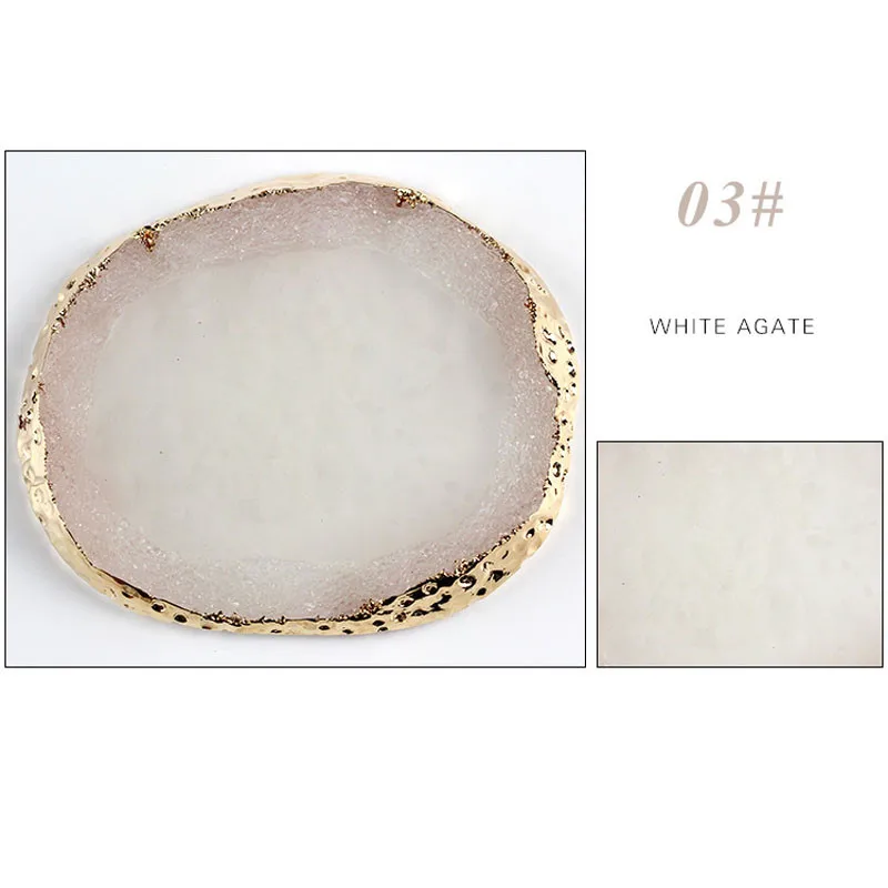 Натуральная смола агата цвет краски смешивания палитра держатель Pro для маникюрных салонов дисплей демонстрация полки доска для рисования ногтей пластины