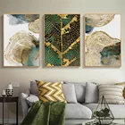 Скандинавский Настенный декор, Постер с абстрактным рисунком листьев, Картина на холсте для стены, картина для украшения гостиной