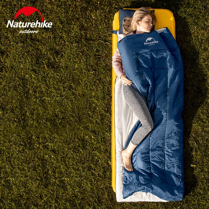 

Naturehike Spring Summer Envelope Sleeping Bag Lightweight Warm Cotton Sleeping Bags 190*75cm 205*85cm Portable Travel Quilt