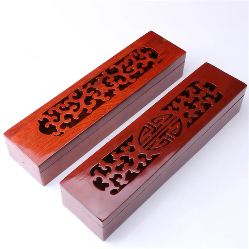 Креативная курильница из Вьетнамского палисандра с вырезами коробка для палочек