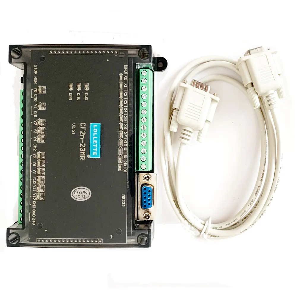 Программируемый логический контроллер CF2N FX2N 23MR, 12 входов, 11 релейных выходов, контроллер plc, автоматическое управление, система plc