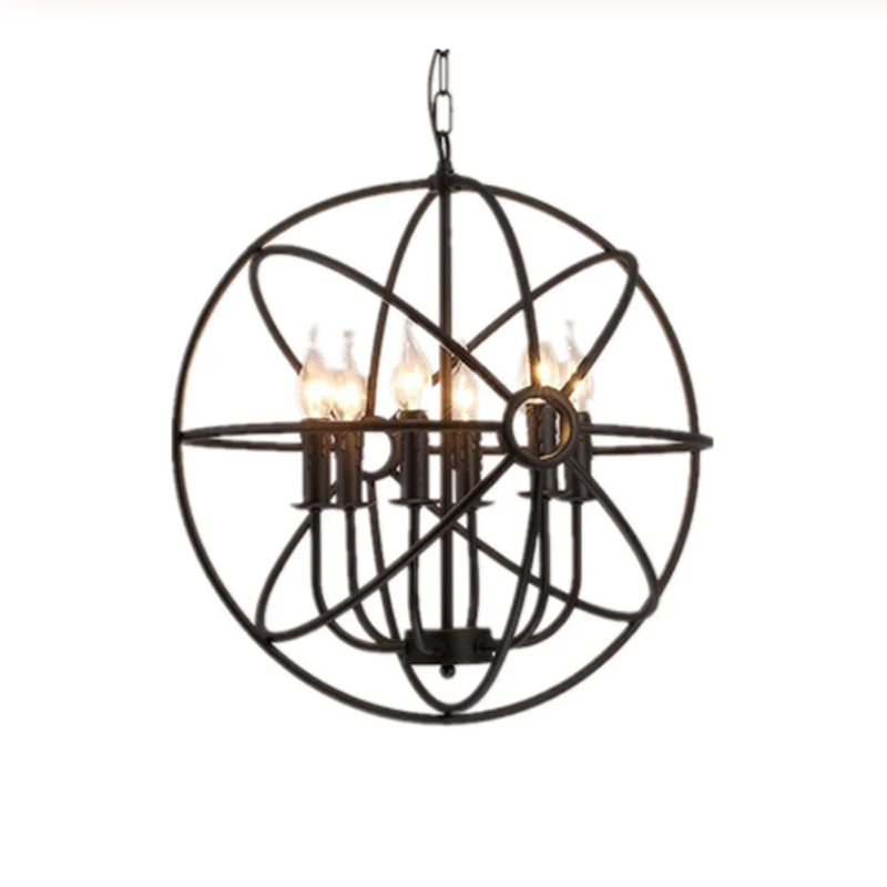 

loft American style retro nordic vintage Pendant Light iron industrial hanging lamp living room dining room light fixture lamp
