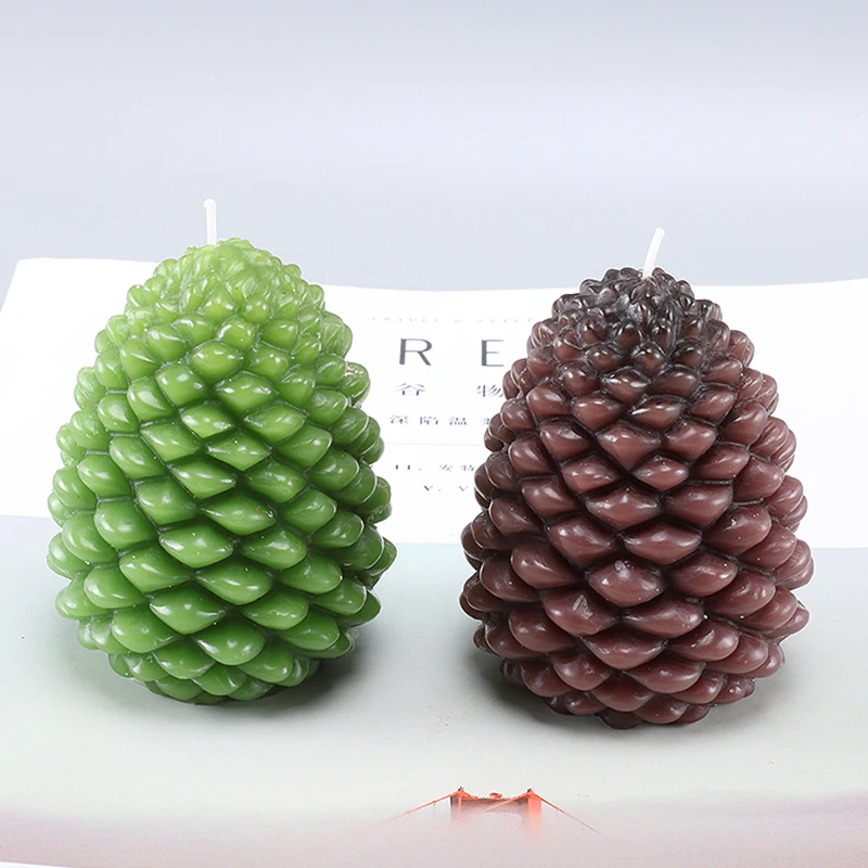 Трендовая Милая свечка ручной работы pinecone форма свечи формы moule bougie силиконовая |