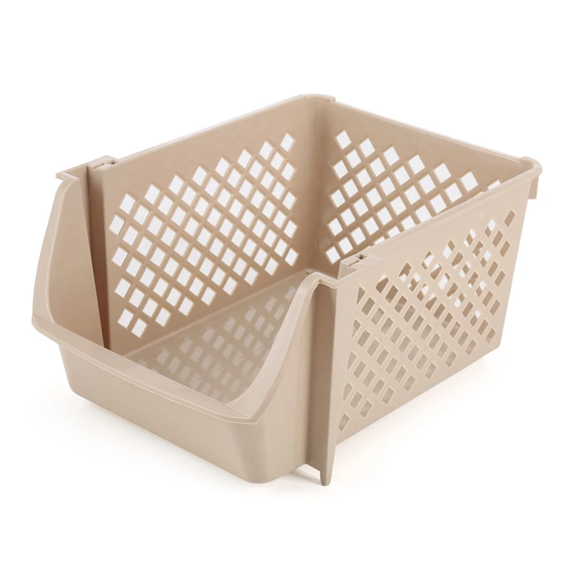 

Durable Stackable Single-deck Hollow Fruit Vegetable Storage Box Colanders Strainer Kitchen Organizer Basket Shelf Racks Durable