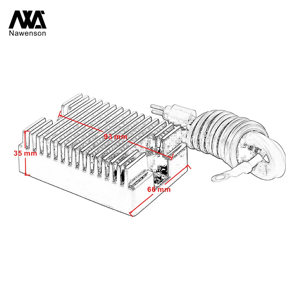 Металлический регулятор напряжения выпрямитель 12 В для Мотоциклов Harley XLH 1200 883 1991