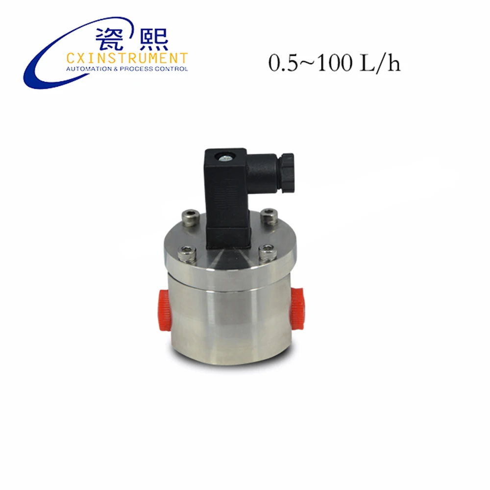 

Flow Meter Fuel 0.5~100 L/h All stainless steel Material Female thread connection 0.2% Accuracy Fuel oil flow meter