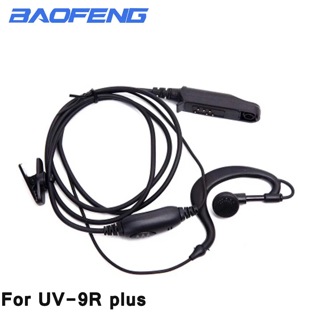 Baofeng Walkie Talkie наушник двухсторонний радиоприемник оригинальные аксессуары для UV-9R plus BF T1 или K разъем UV-5R BF 888S гарнитура