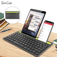 dual connect wireless bluetooth keyboard for ipad mini pc laptop keyboard for iphone samsung xiaomi tablet mobile phone computer