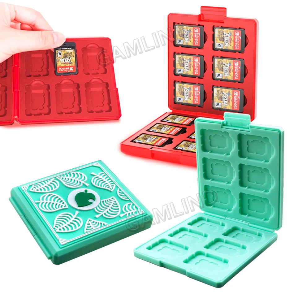 Милый чехол для игровых карт Nintendo switch Animal Cross новые горизонты SD-карты NS розовый