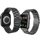 Ремешок из нержавеющей стали для Apple Watch Band 384041 мм Series 7SE654321 Apple iwatch 424445 мм, розовое золото, розовый