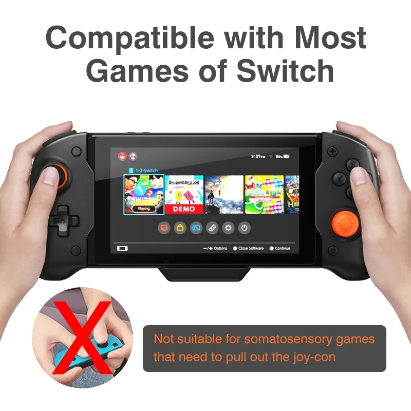 Wireless Gamepad Joystick Joypad Game Controller For NS Switch Dual Motor Vibration 6 Axis Gyroscope Gravity Sensor Pad | Электроника