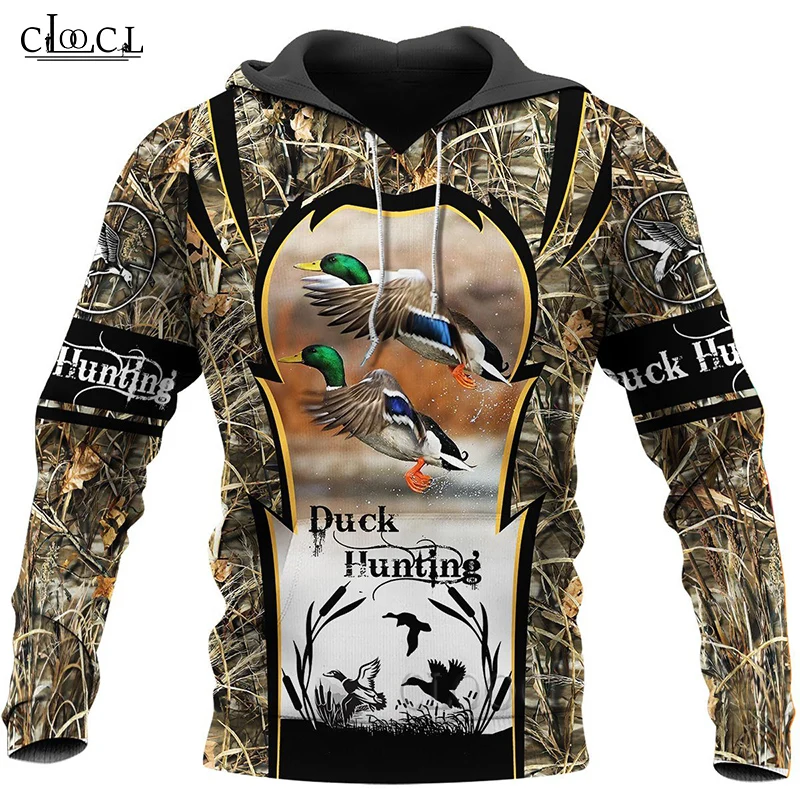 

CLOOCL Newest Animal Duck Hunting 3D Print Men Women Autumn Fashion Tracksuit Hoodie Harajuku Hip Hop Tops Drop Shipping