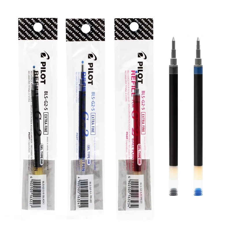 

5PCS Japan Gel Pen Refill PILOT BLS-G2-5 Refill for G-2 Gel Pen 0.5mm Signature Pen Refill