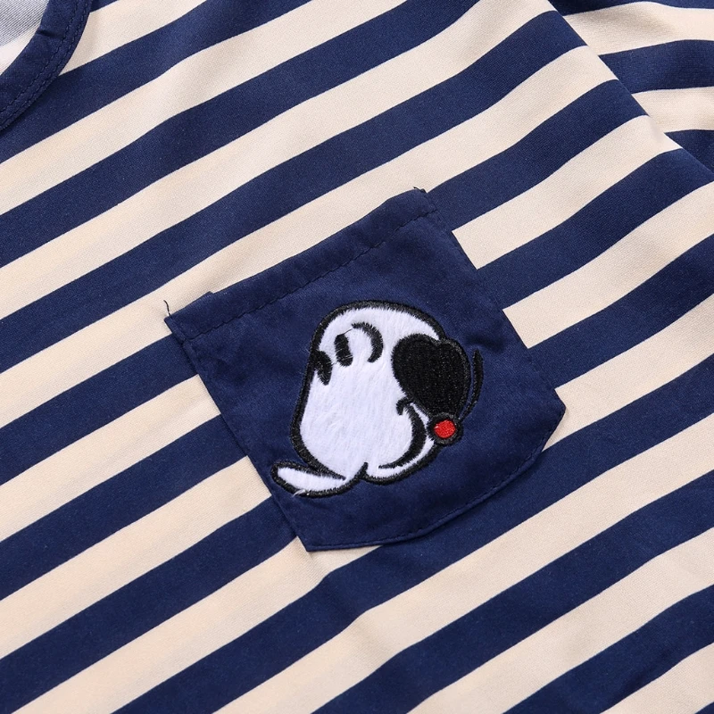 

Women Cartoon Pajamas Short Sleeve Cotton Pyjamas Set Home Nightwear Sleepsuit Y3NE