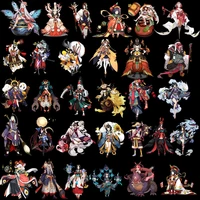 iron on patches for clothing onmyoji game role heat transfers washable sticker on clothes t shirt jeans applications