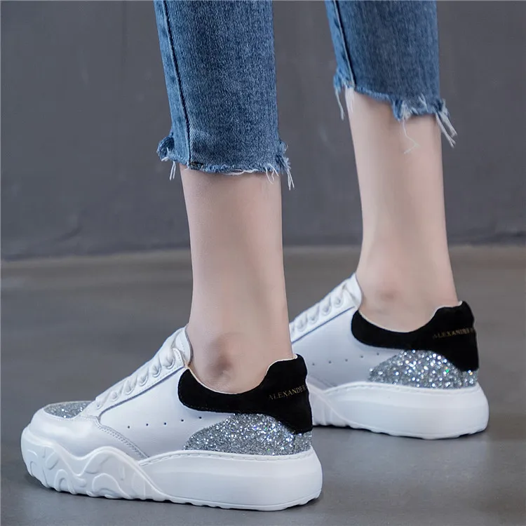 

Повседневная обувь женская новая кожаная спортивная обувь женская обувь для отдыха с низким верхом