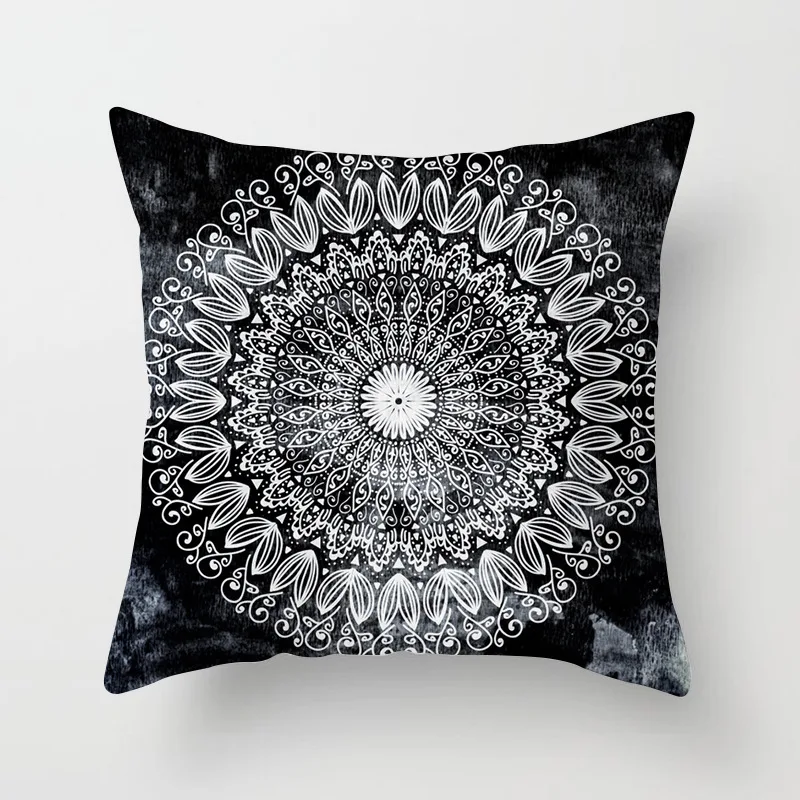 

Mandala Printing Hugging Pillow Cover Sofa Cushion Cover Holiday Sofa Pillow Cushion Cover Home Decoration Decorative PillowCase