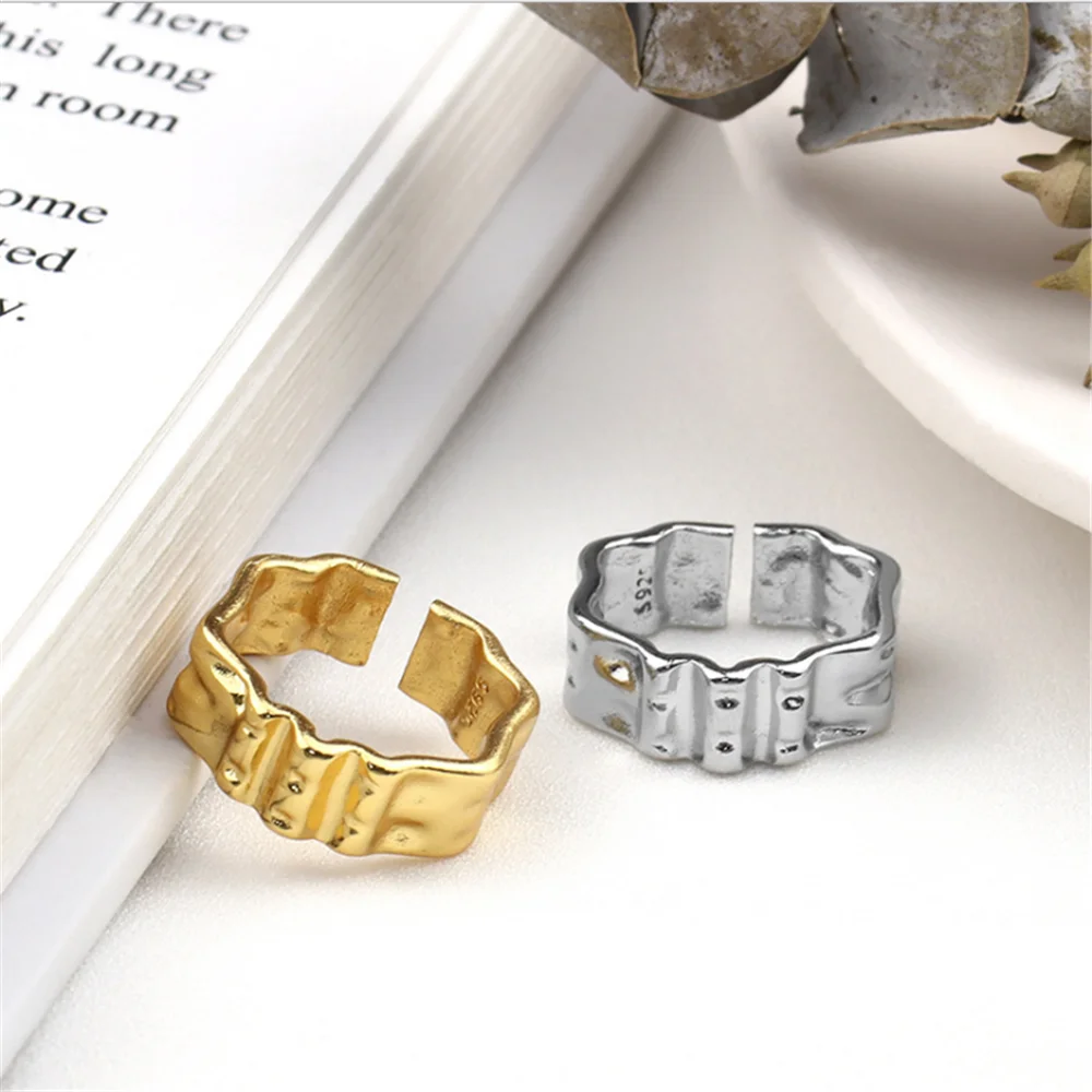 

Fashion Temperament Net Red Wind Wild Geometric Trend Luxury Geometric Women Men's Rings Jewelry Jewelry Accessories Wholesale