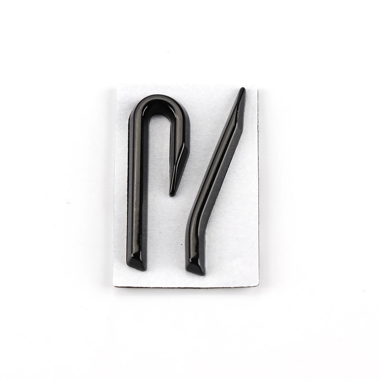 Черная задняя крышка багажника R 3D логотип значок наклейка автомобильная с