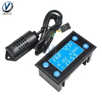 ac 110 220v w1212 controller intelligent digital display temperature humidity controller thermostat hygrometer with sht20 sensor